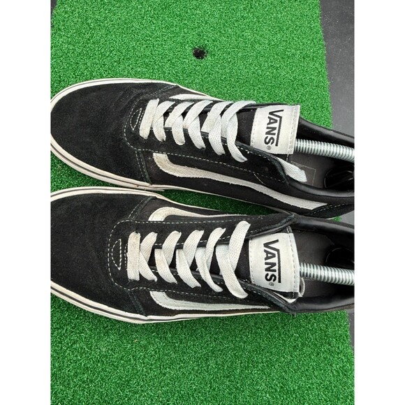 VANS Old Skool Athletic Shoes Mens Size 9.5 Black Velour 507452 Skateboarding - Picture 5 of 10